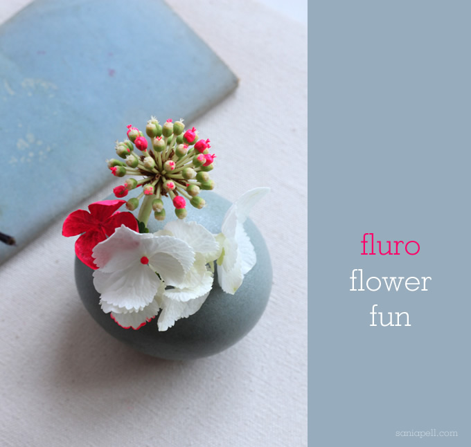 fluro flowers