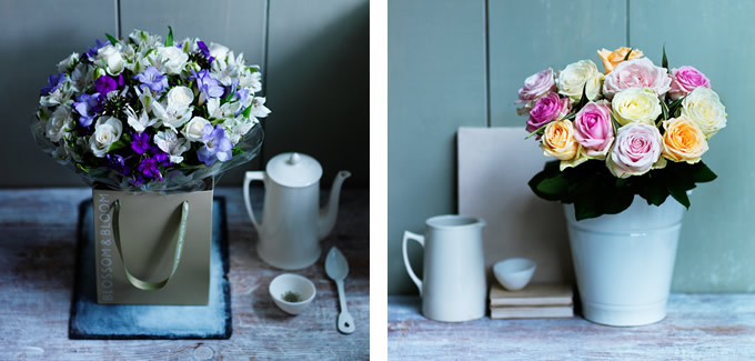 Sania Pell styling for Waitrose flowers, photos by Karen Thomas