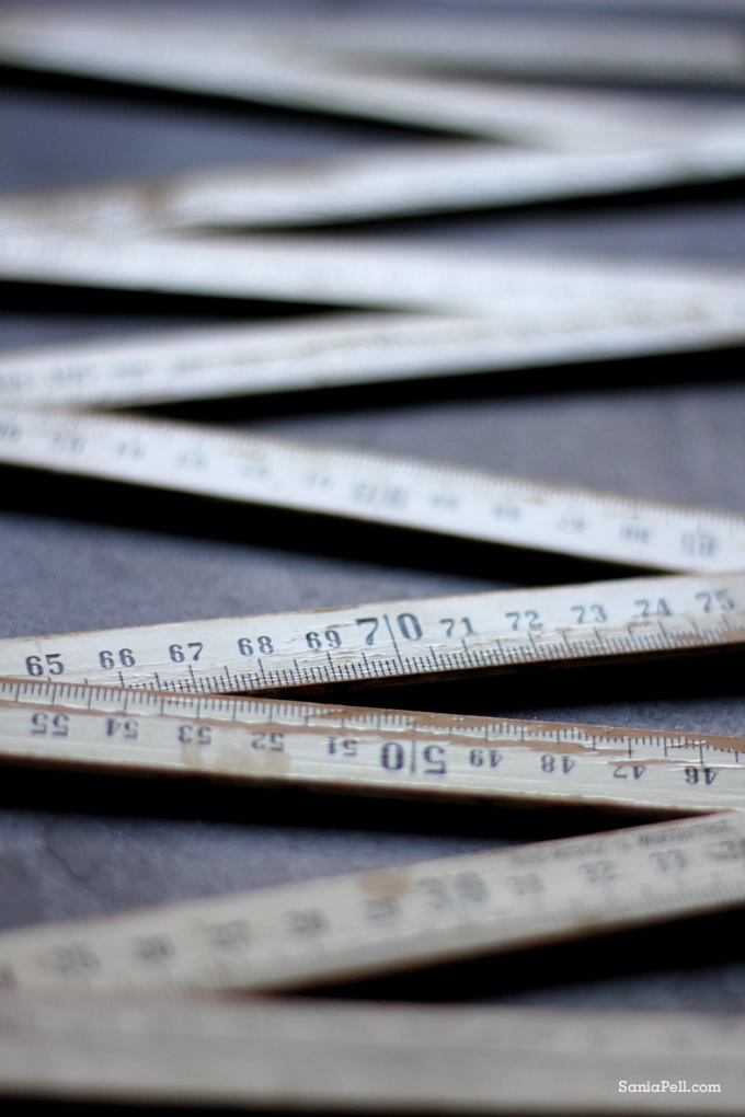 vintage ruler by Sania Pell