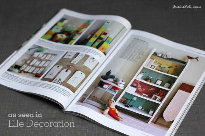 the homemade home for children in Elle Decoration