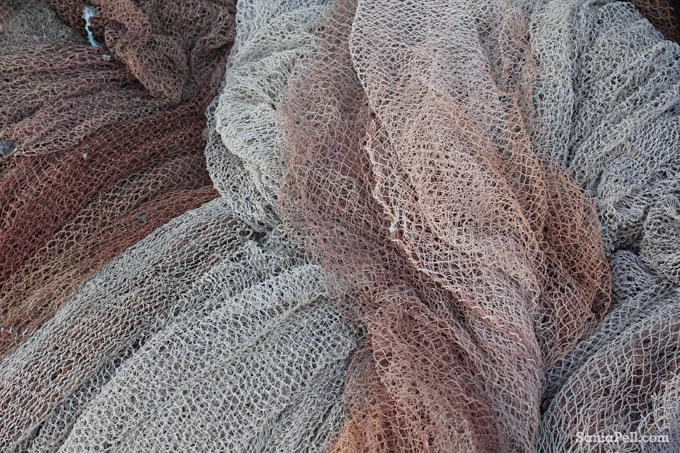 Croatian fishing nets by Sania Pell