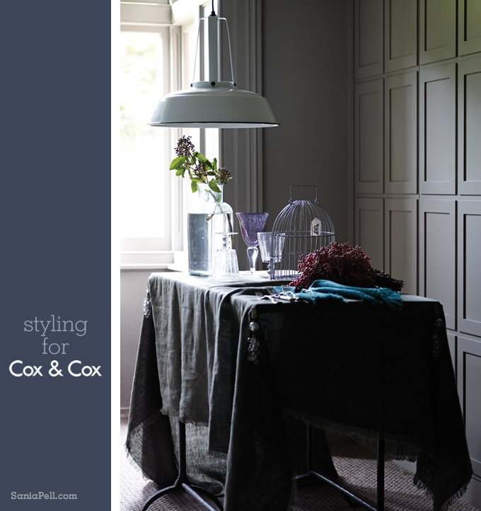 Interior stylist Sania Pell for Cox and Cox