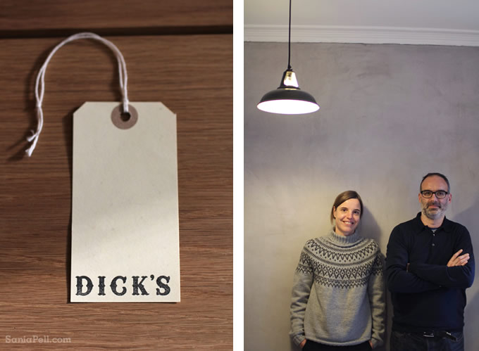 Uli and Andrew  - owners of Dick's store in Edinburgh, Scotland