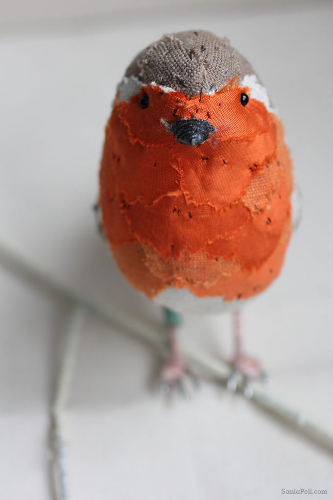 handmade robin by Abigail Brown - Photo by Sania Pell