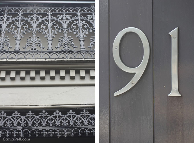 Details of houses in Paddington, Sydney by Sania Pell