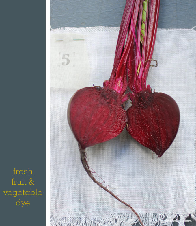 Homemade natural Beetroot dye by Sania Pell