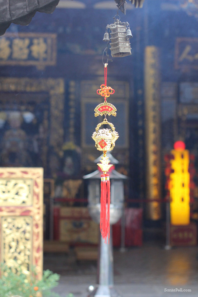 Temple in Chinatown, Singapore by Sania Pell