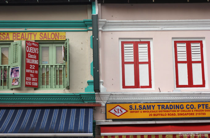 Details of Little India, Singapore by Sania Pell