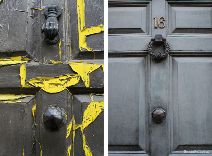 Georgian front doors in Shoreditch, by Sania Pell