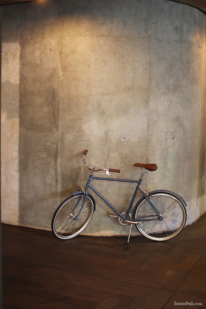 Ace Hotel bicycle in London Shoreditch by Sania Pell