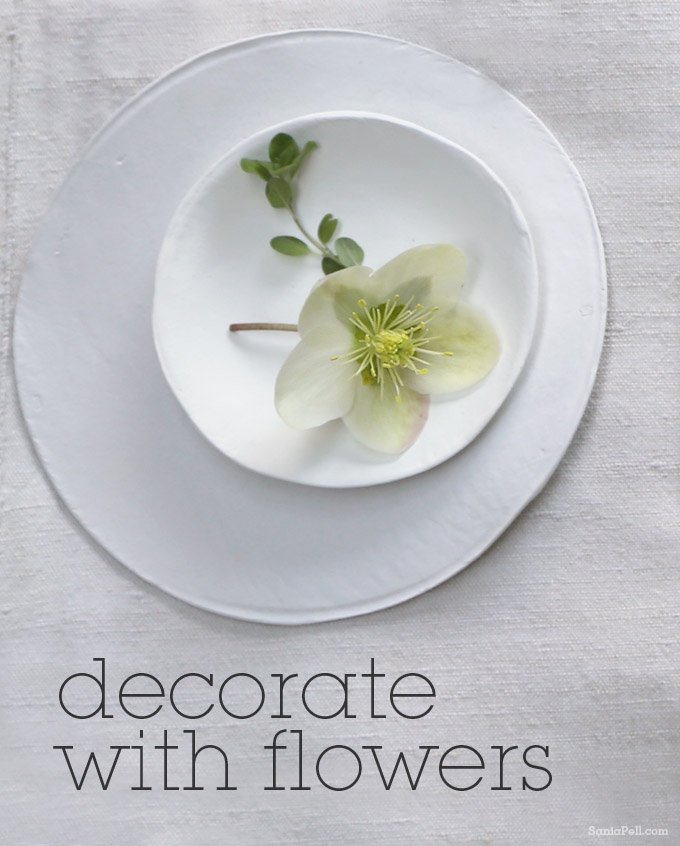 Decorate with flowers – Photo by Sania Pell