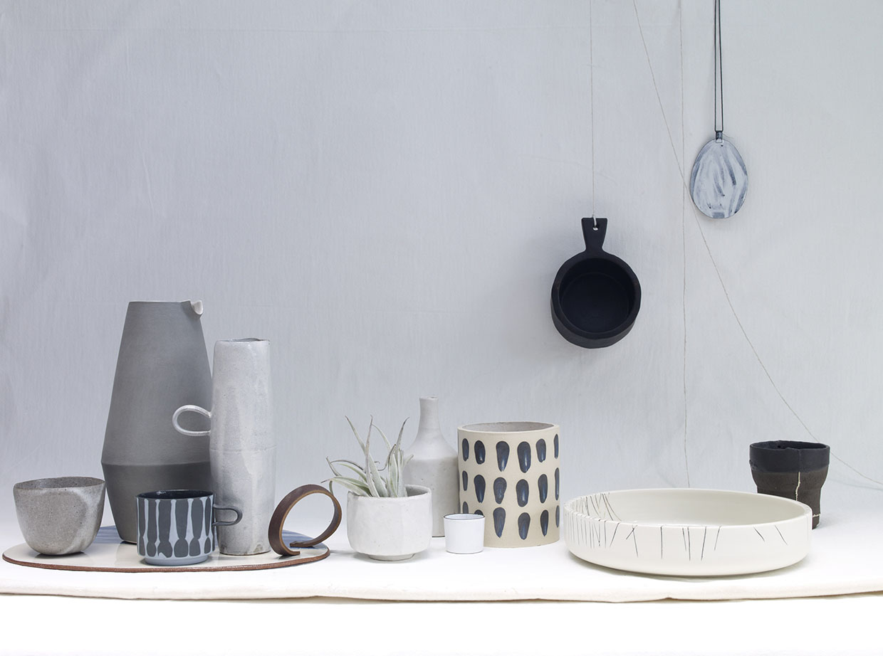 From Line up contemporary craft exhibition by stylist Sania Pell, photographer Beth Evans.