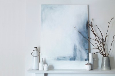 Painting on canvas and styling by Sania Pell, photographer Beth Evans