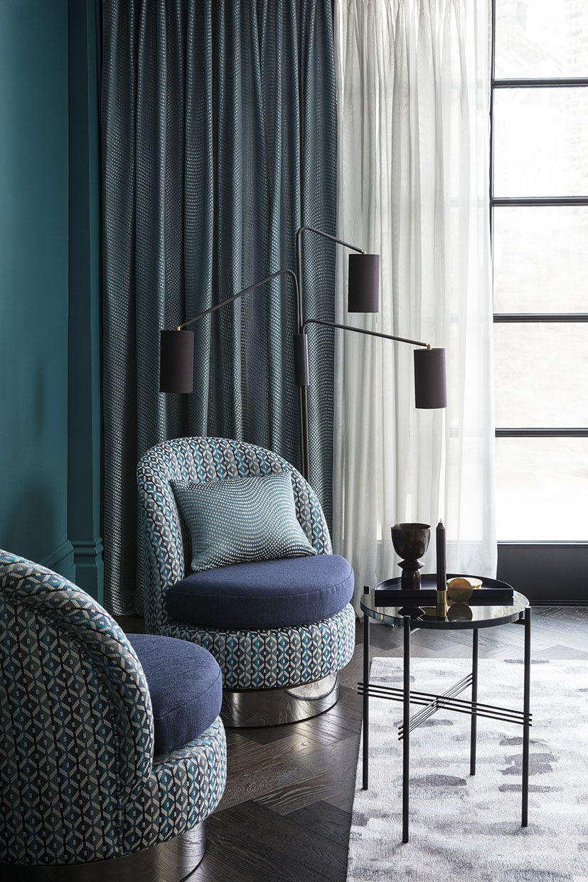 Interiors styling by Sania Pell for Romo Fabrics. Photographer Ben Anders.