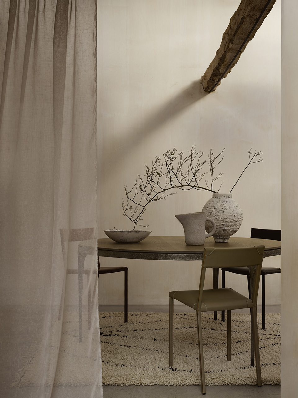 Interior stylist Sania Pell for Flow Gallery, photo by Beth Evans